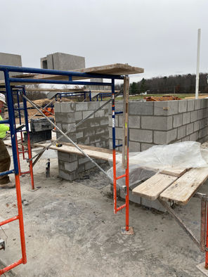 Masonry utility room / storm shelter