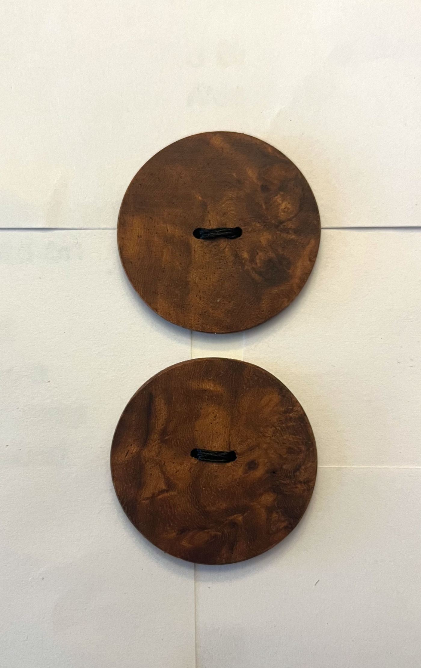 Amboyna Burl Wooden Buttons