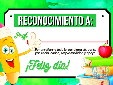 Diploma día del maestro
