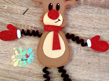 Moldes adornos navideños de foami // Pingüino de foami // reno de foami // muñeco de nieve