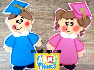 Paletas payaso graduación