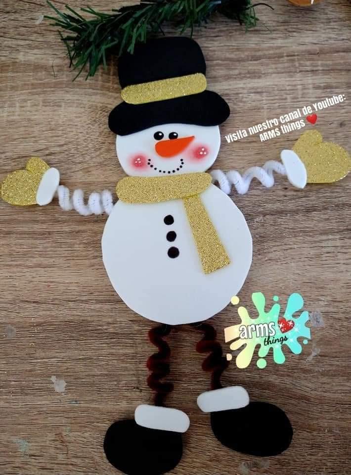 Moldes Adornos Navidenos De Foami Pinguino De Foami Reno De Foami Muneco De Nieve