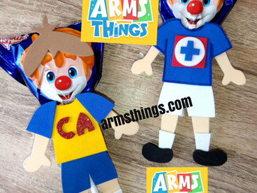 Paletas payaso Cruz Azul y América