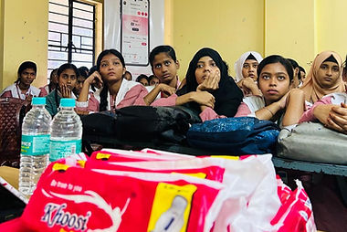 Sanitary pad distribution drive