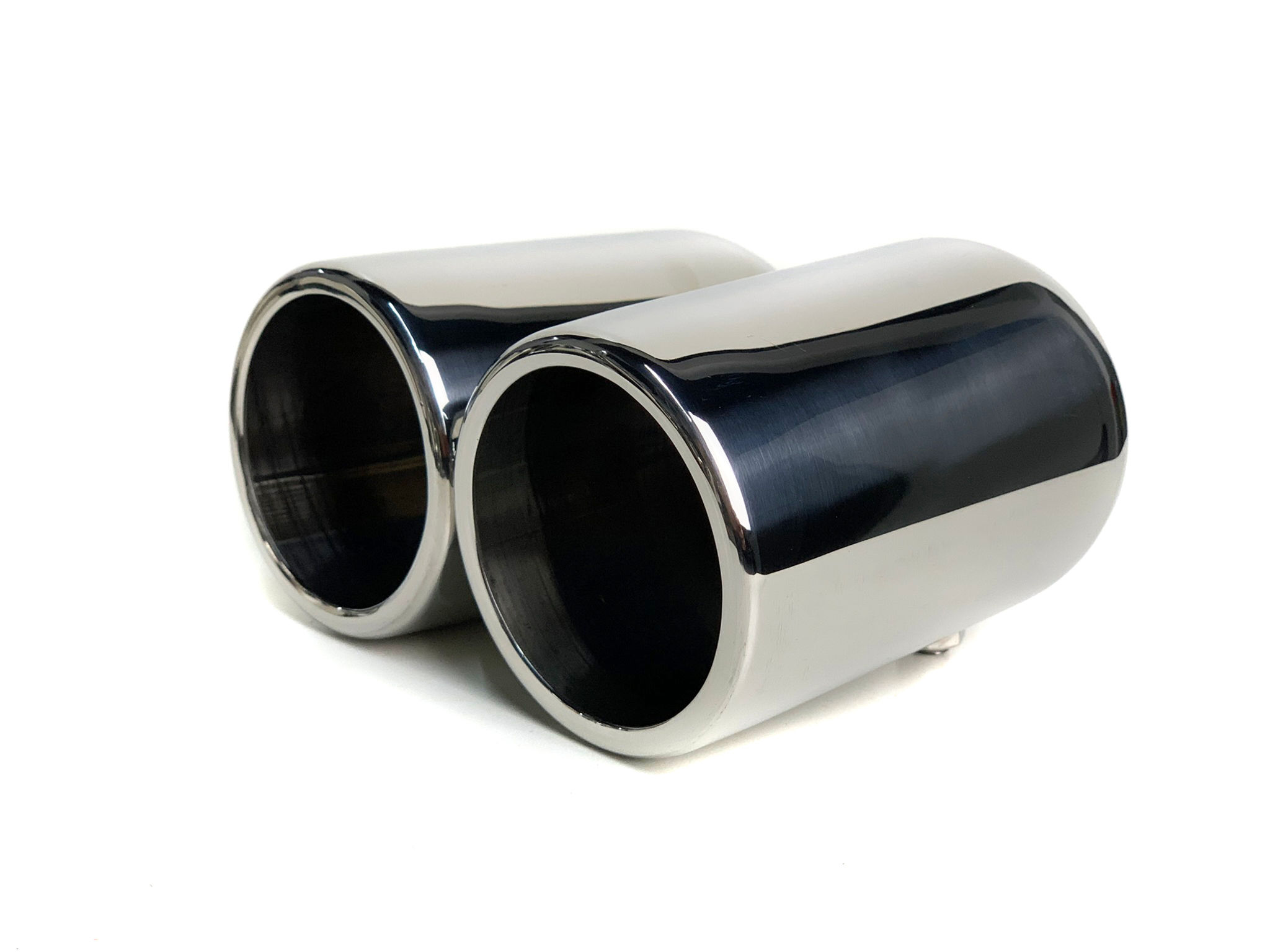 Par de Ponteiras INOX 304 Golf TSI 1.4 Jetta 2.0 CL ou 1.4TSI Reta GTE Style