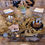 Miniature : table basse en racine de teck et plateau en verre vue de face