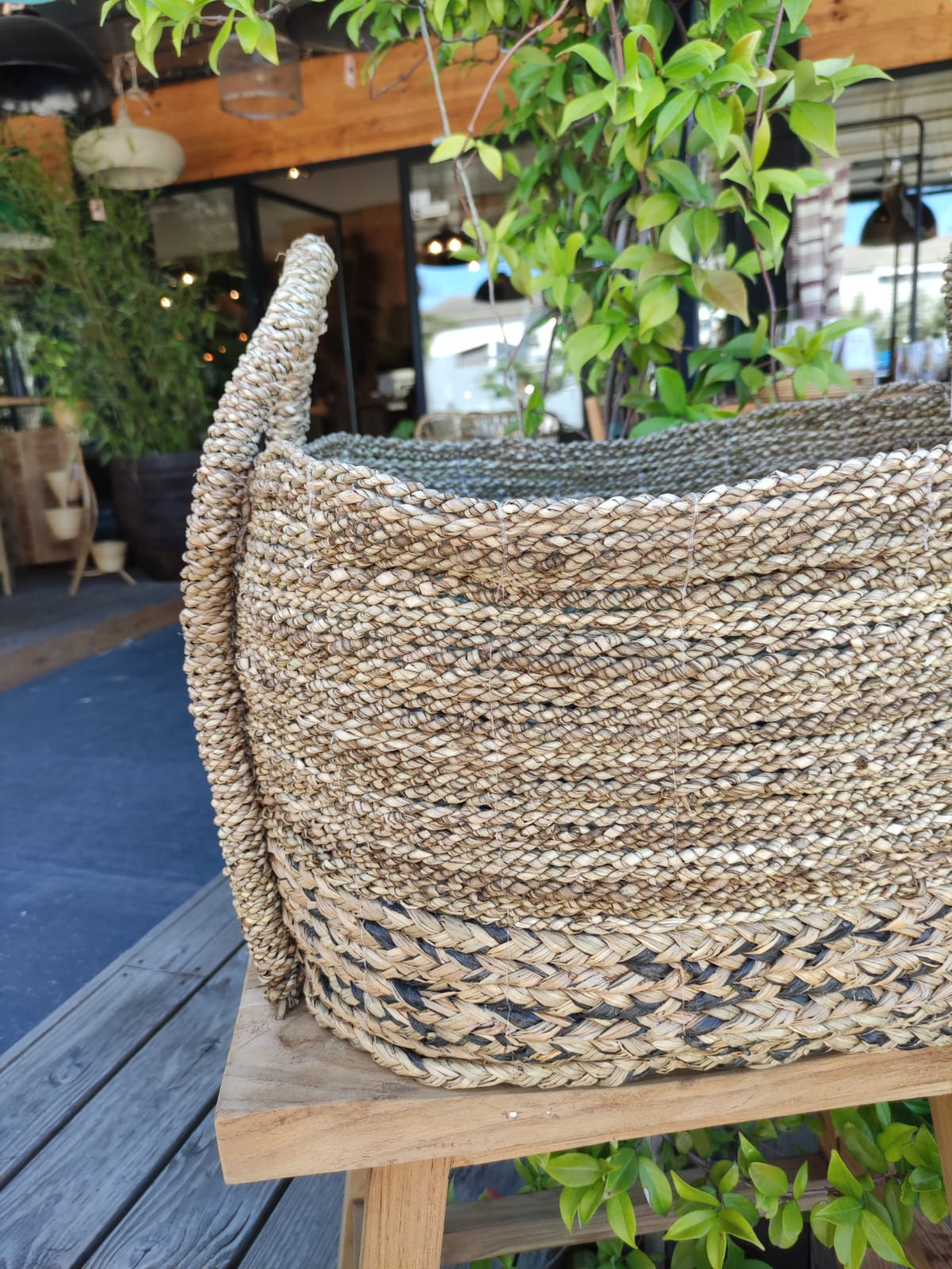 Panier Ovale BLIRIKS en sisal