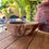 Miniature : grand plat en teck et cordes