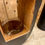 Miniature : table d'appoint en bois noir de forme orignale
