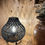 Miniature : lampe en rotin noir vue de face