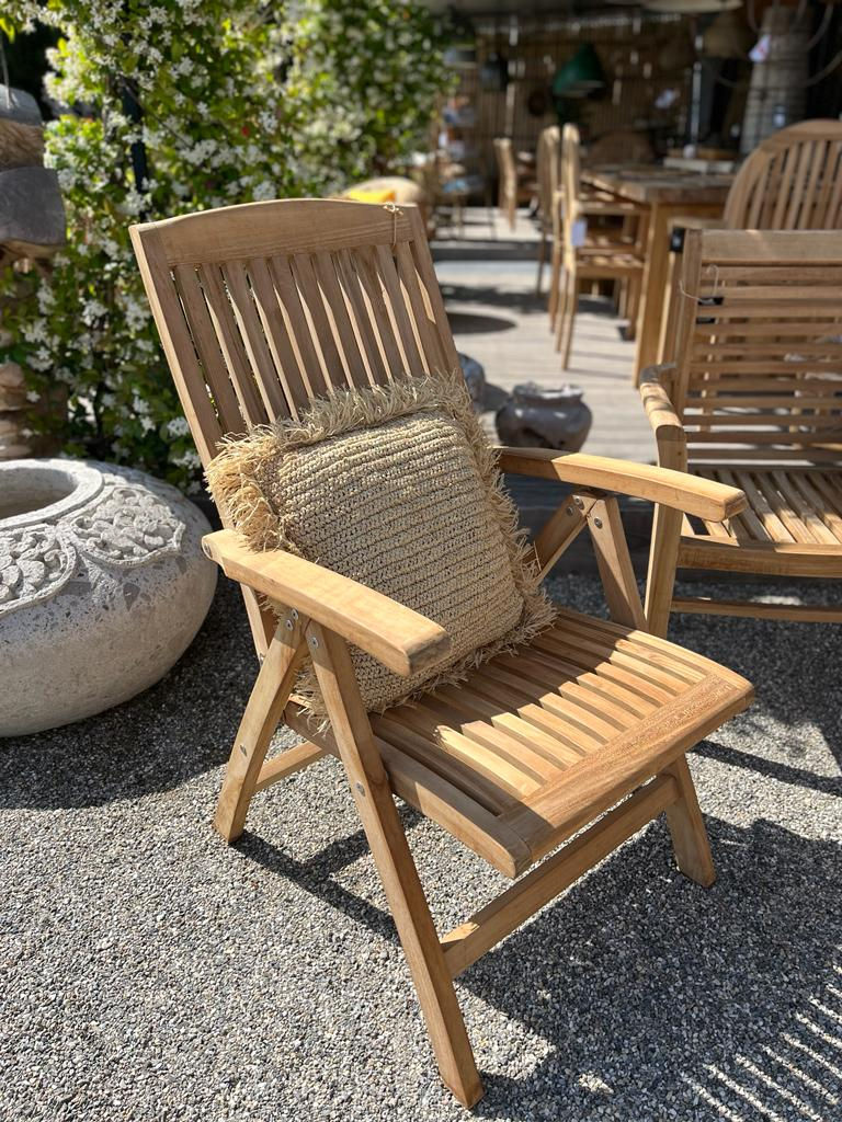fauteuil et son dossier ajustable vu de face