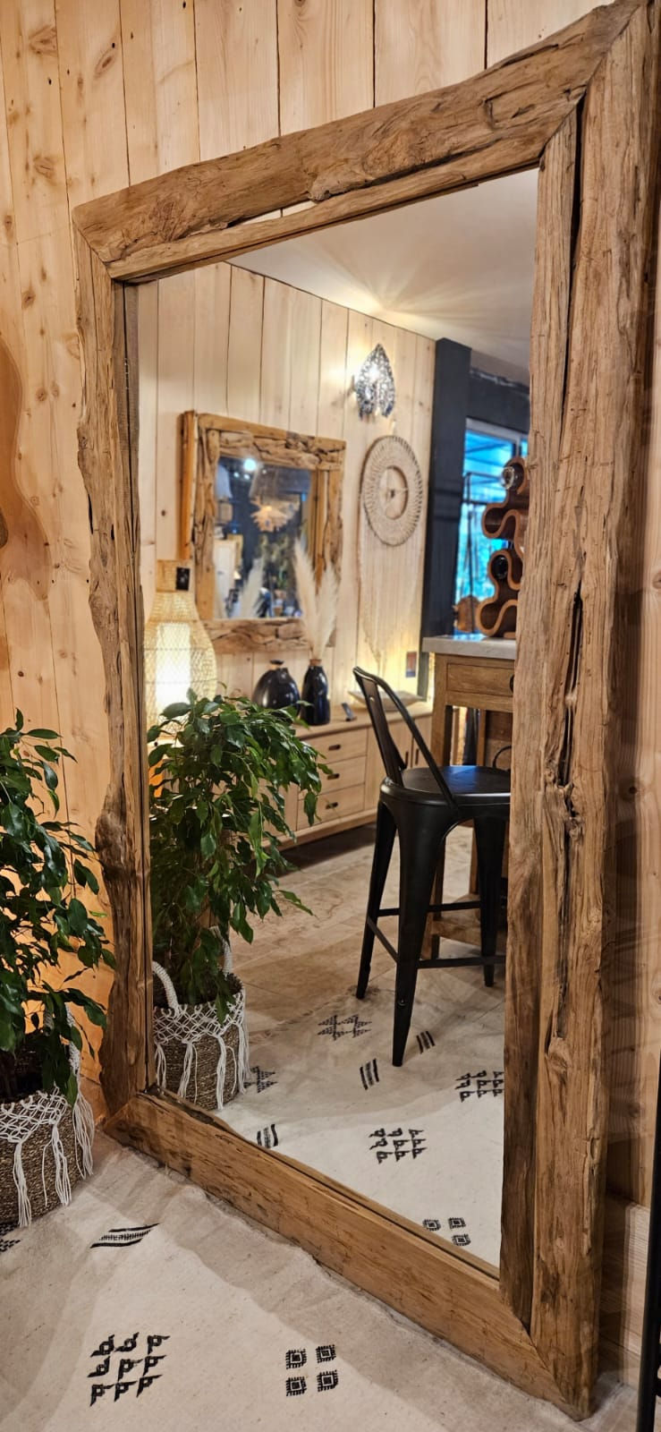 Miniature : miroir en bois xxl