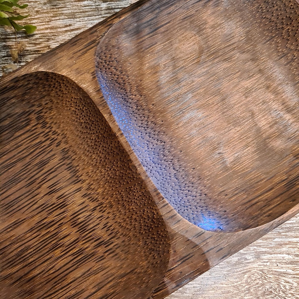 plat en cocotier vu du dessus