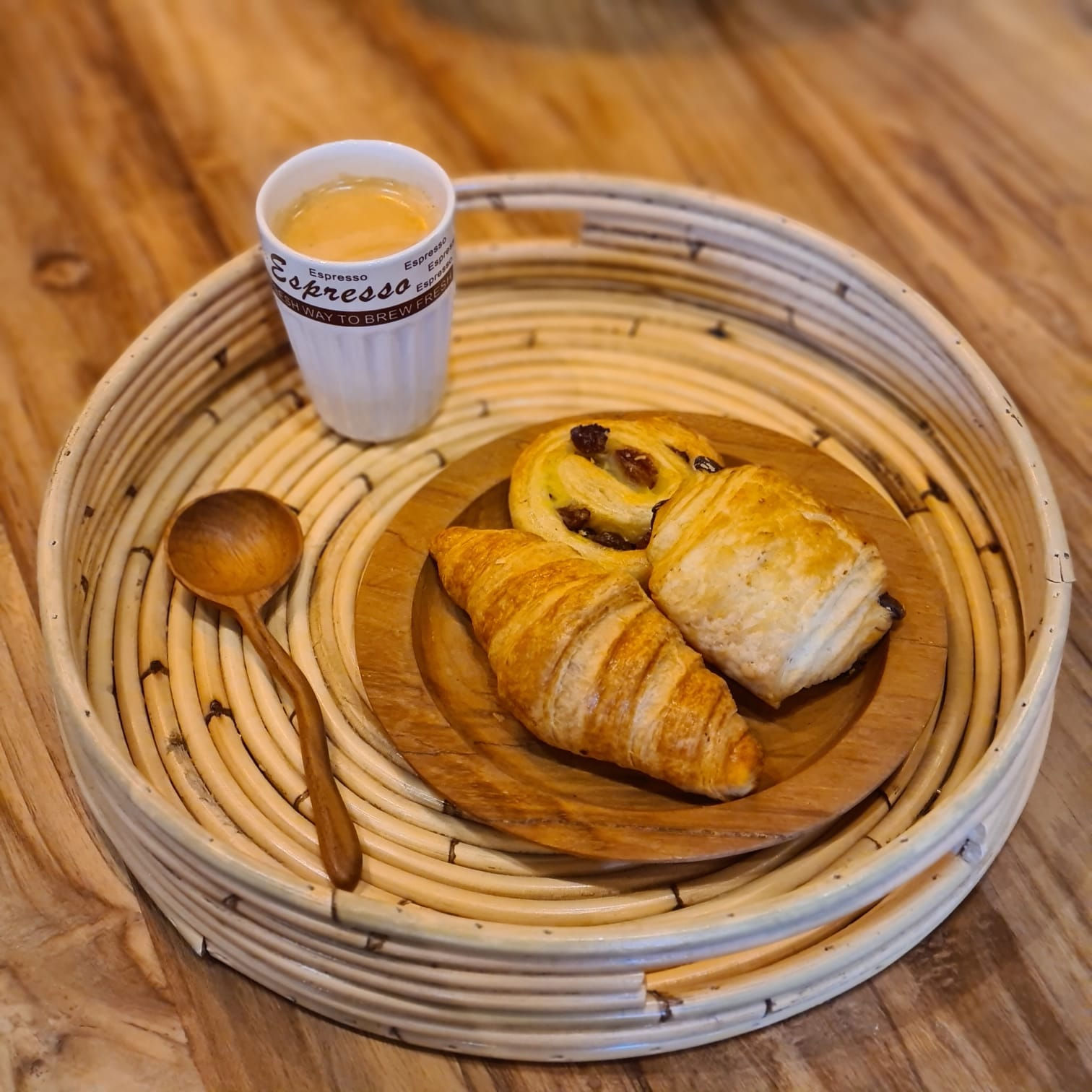 Plateau BAHAMA SMALL en rotin