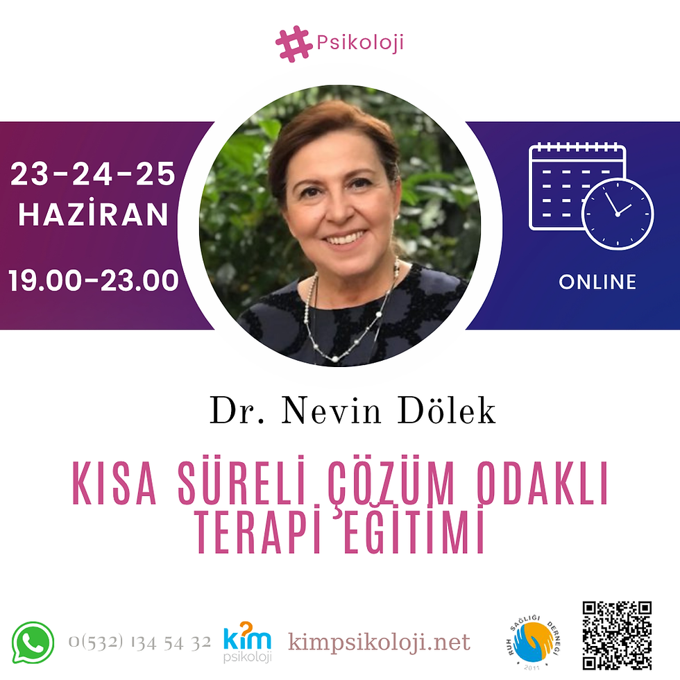 KISA SÜRELİ ÇÖZÜM ODAKLI TERAPİ EĞİTİMİ (10)
