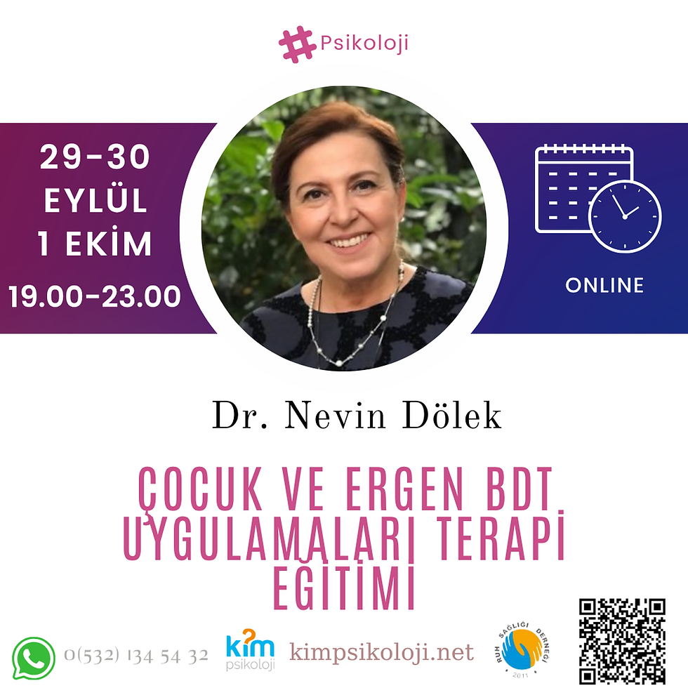 Çocuk ve Ergen BDT Uygulamaları Terapi Eğitimi | Bilişsel Davranışçı Terapi