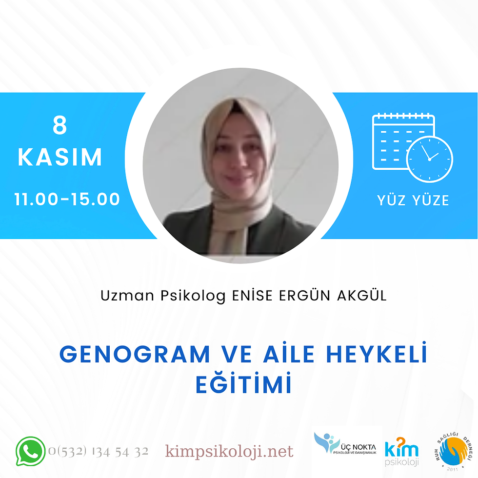 GENOGRAM VE AİLE HEYKELİ EĞİTİMİ
