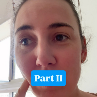 Video still of Lauren at home talking to camera