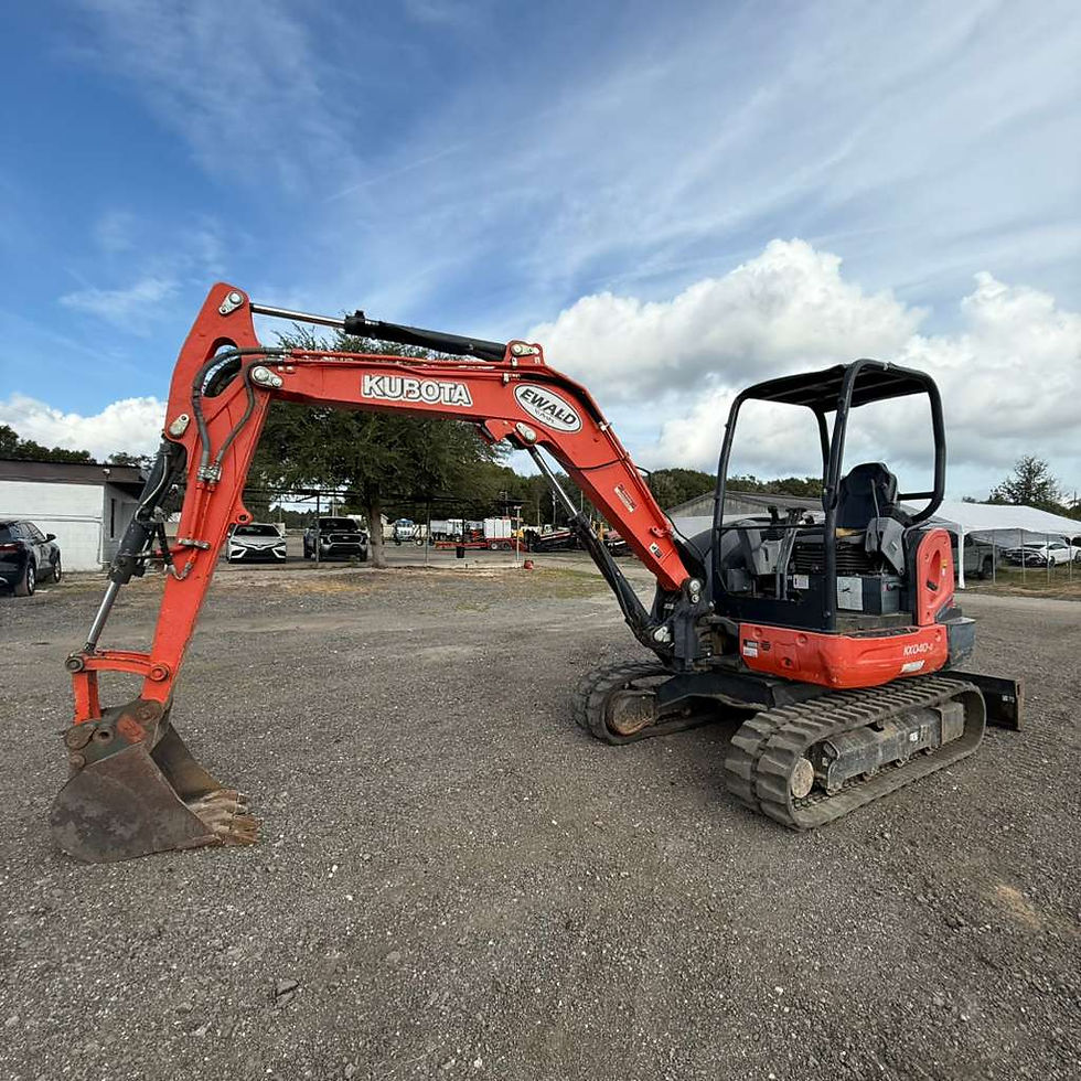 Thumbnail: 2016 Kubota KX040-4 - Mini Excavator