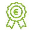 kwaliteit icoon groen