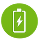 vector rond thuisbatterij