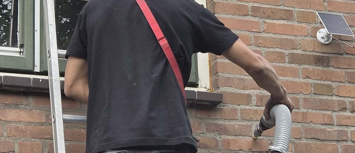 spouw isolatie toegebracht door Winst op Wonen in Zwolle