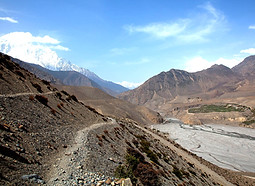 Kali Gandaki river valley, Mustang, Nepal