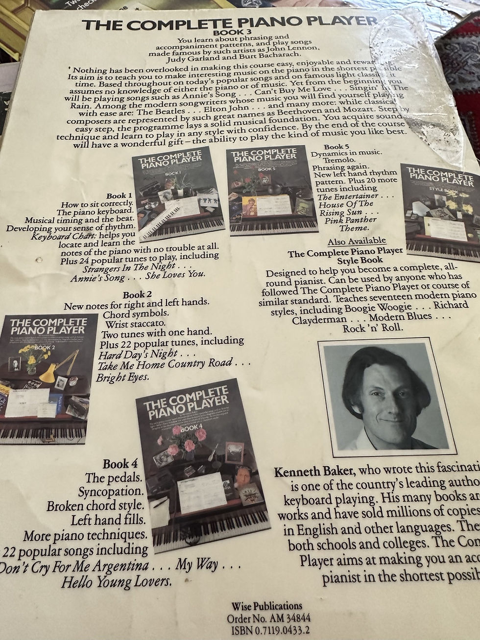 Thumbnail: The Complete Piano Player by Kenneth Baker Book 3