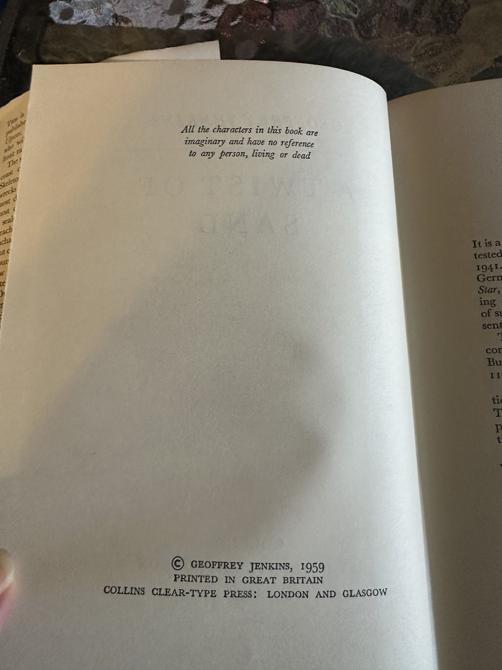 Thumbnail: A Twist of Sand 1959 EDITION