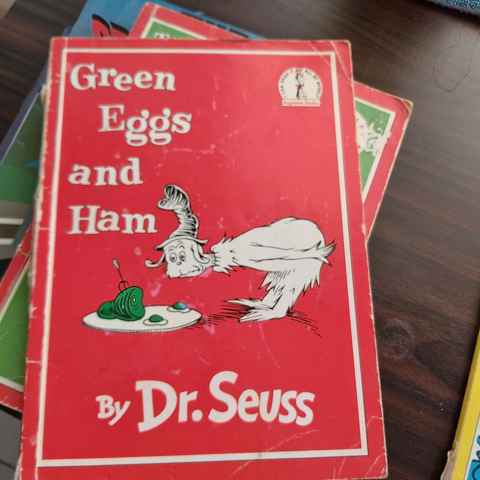 Thumbnail: Dr Seuss-Cat in Hat, Hop Pop, Fox in Socks, Green Eggs