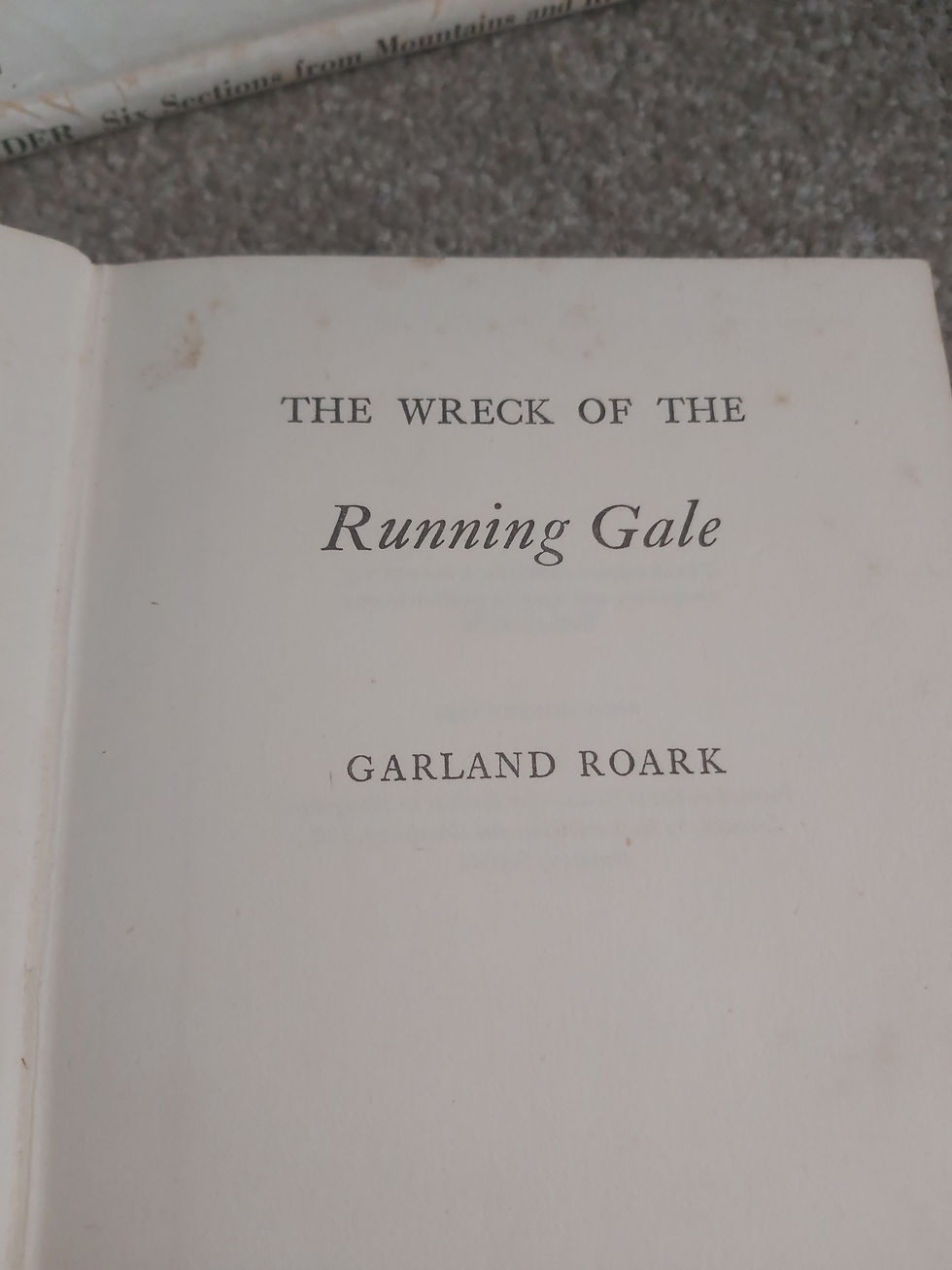 Thumbnail: The Wreck Of The Running Gale 1954 EDITION