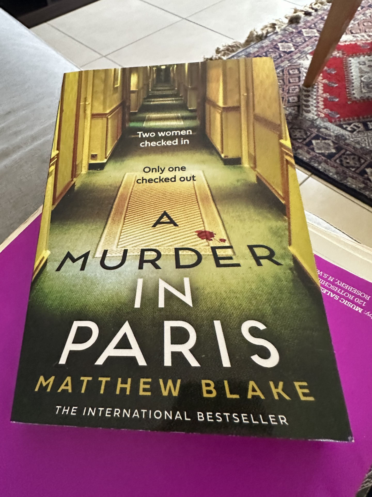 A Murder in Paris Matthew Blake