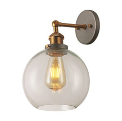 Brass Dome Wall Light
