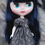 Thumbnail:  Sparkly GlamWitch Gothic Print Dress 