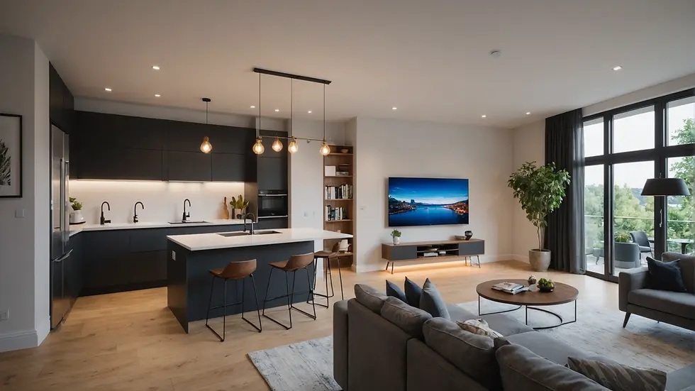 Example of smart technology installation in a rental property