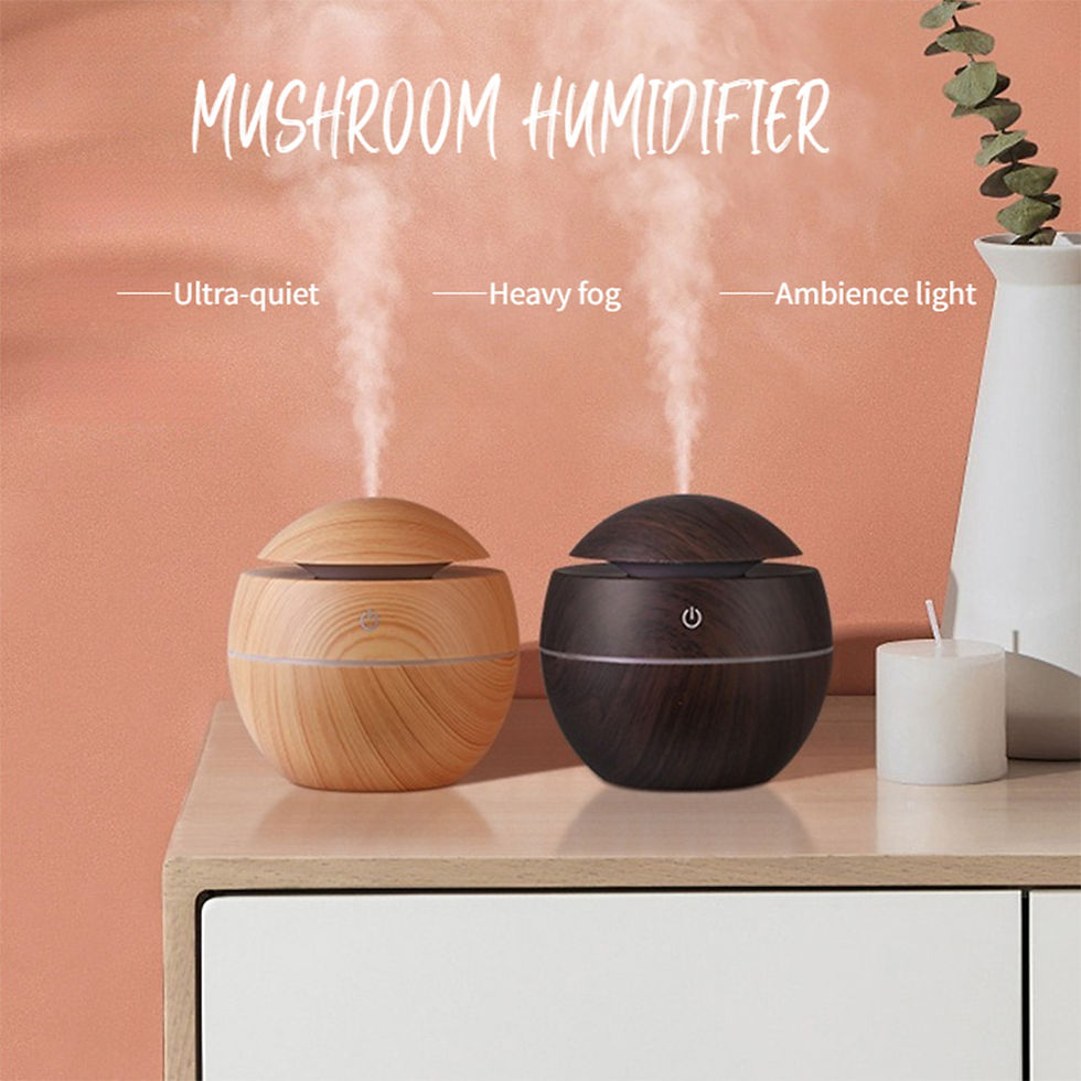 Miniatura: Desktop Mini Personal Ultrasonic Humidifier Aromatherapy with Colorful LED Night
