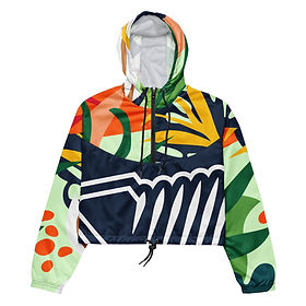 【MARGARIN FINGERS】25ss FLORAL WINDBREAKER Floral windbreaker | vamosparis