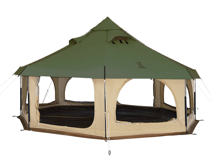 ภาพขนาดย่อ: DOD TAKENOKO TENT 2 Khaki
