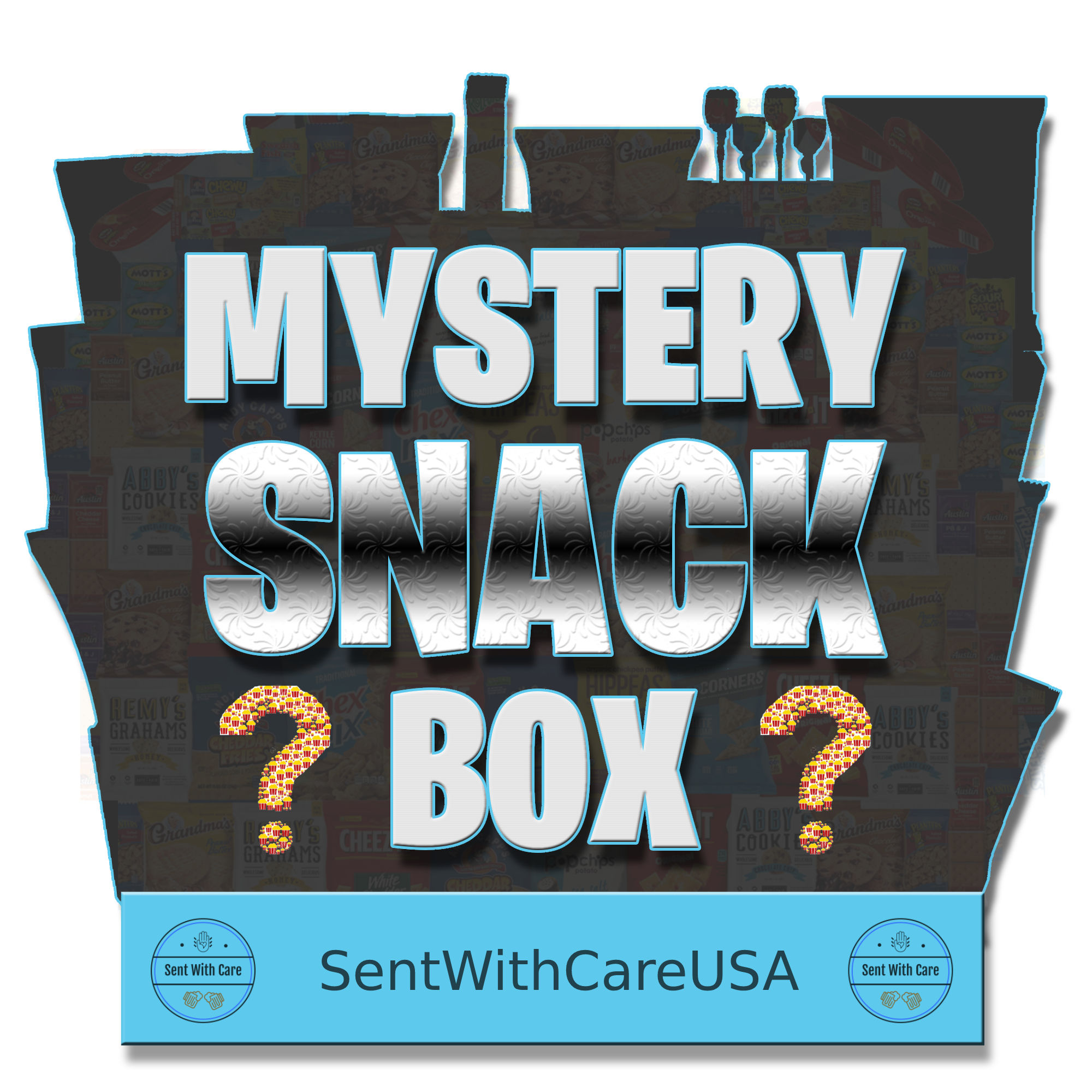 Mystery Snack Box - Surprise Snack Box Personalized