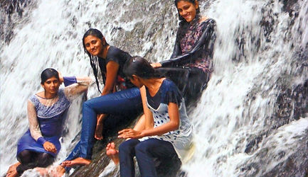 Waterfalls trails in coorg jungle tent 1.jpg