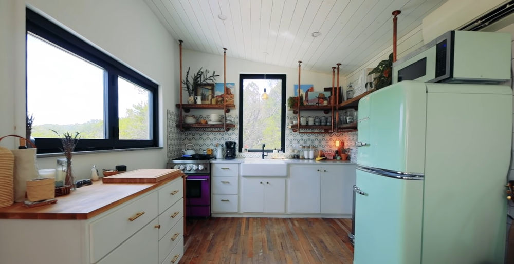 Interior Designer create his Own Colourful Tiny House.