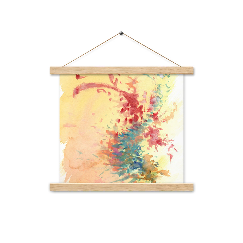 Thumbnail: The Seahorse - Poster with hangers