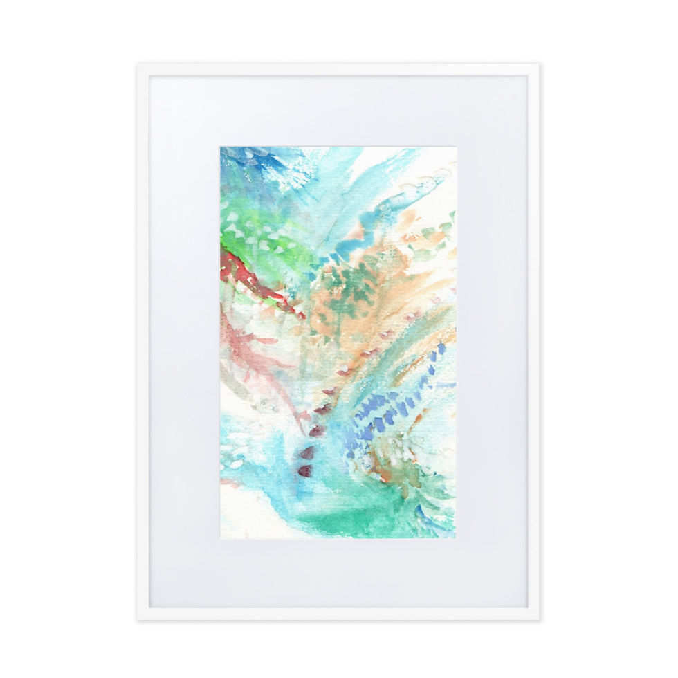 Thumbnail: The Birds - Matte Paper Framed Poster With Mat