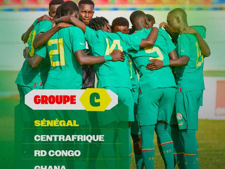 CAN U20 – Égypte 2025 : Le Sénégal hérite du Groupe C