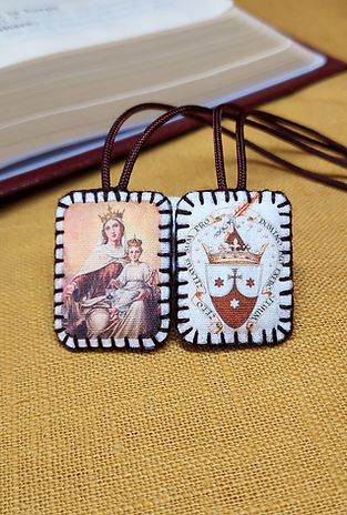 Scapulaire catholique Notre-Dame du Mont Carmel