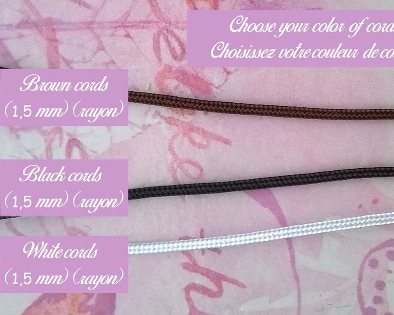 Miniature : Scapulaire brun brodé main avec image de Saint Joseph et de La Vierge Marie