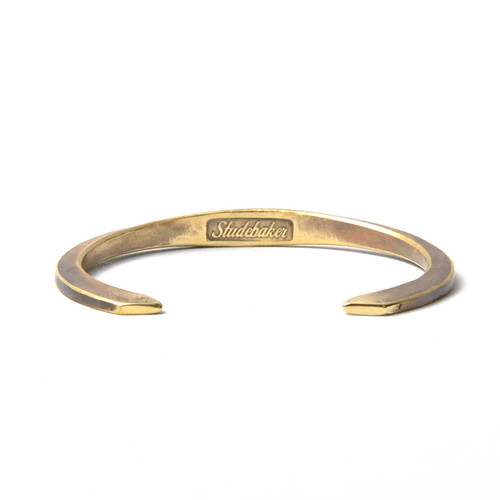 STUDEBAKER METALS Hawk Cuff Work Patina Brass | Pereffs