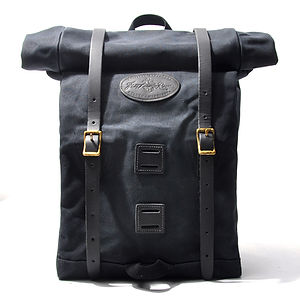 FROST RIVER Arrowhead Trail Rolltop Daypack Black