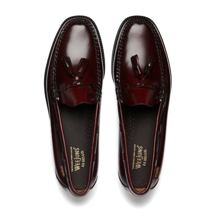 Thumbnail: G.H.BASS Easy Weejuns Larkin Tassel Loafers Wine