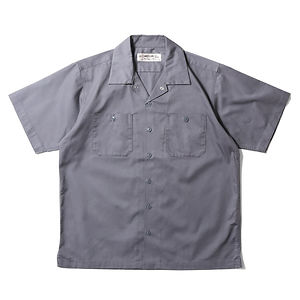 HOUSTON TC Twill Work S/S Shirt Charcoal